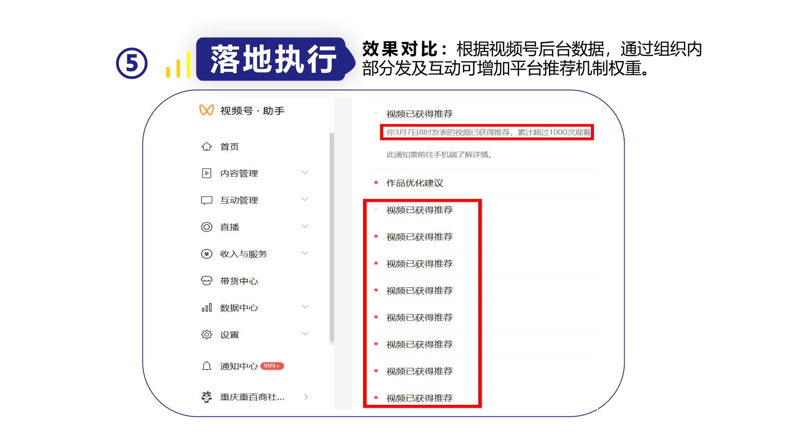 平台推荐权重